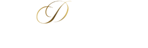 Riyo Dental logo in gold and white typography.